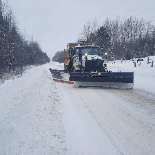 Image for Public Notice: High winds causing drifting.